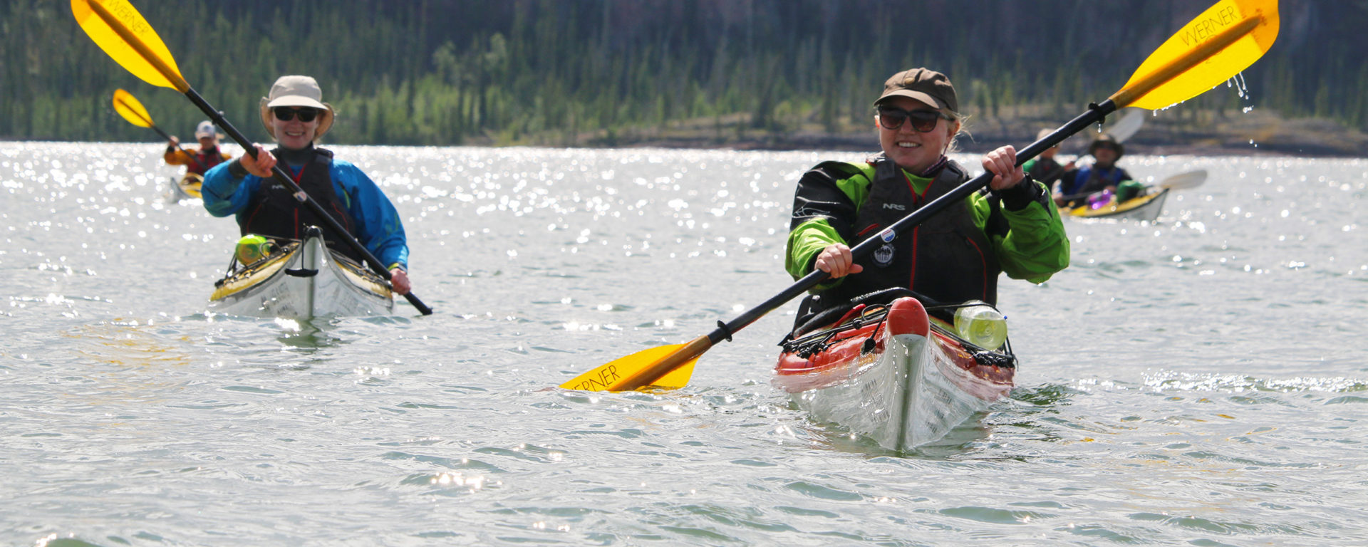 kayak trip in canada on great slave lake