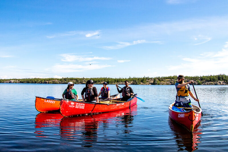 paddle canada canoe course