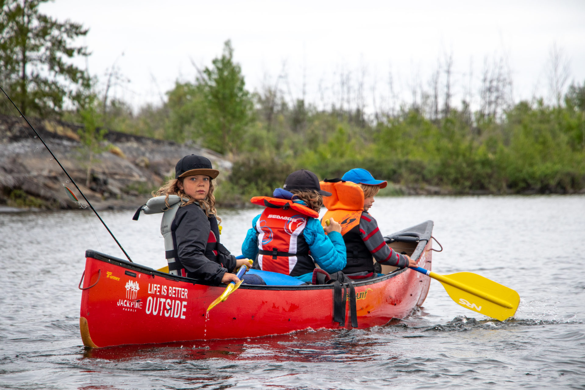 paddle camp in the NWT