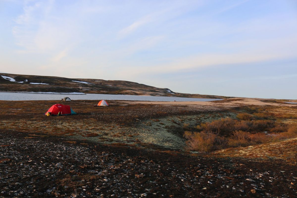 camping on a northern canoe adventure