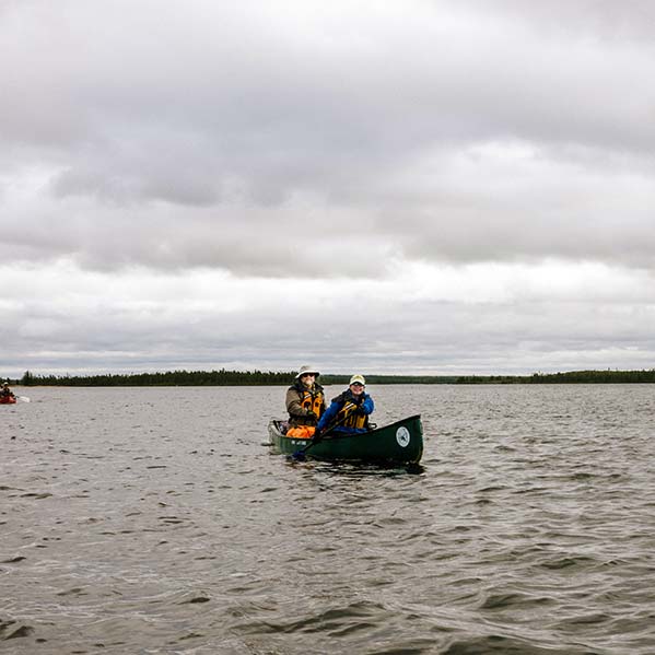 canoe in canadian river trip
