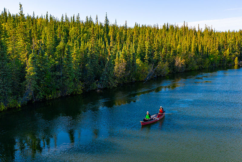 canoe trip in canada