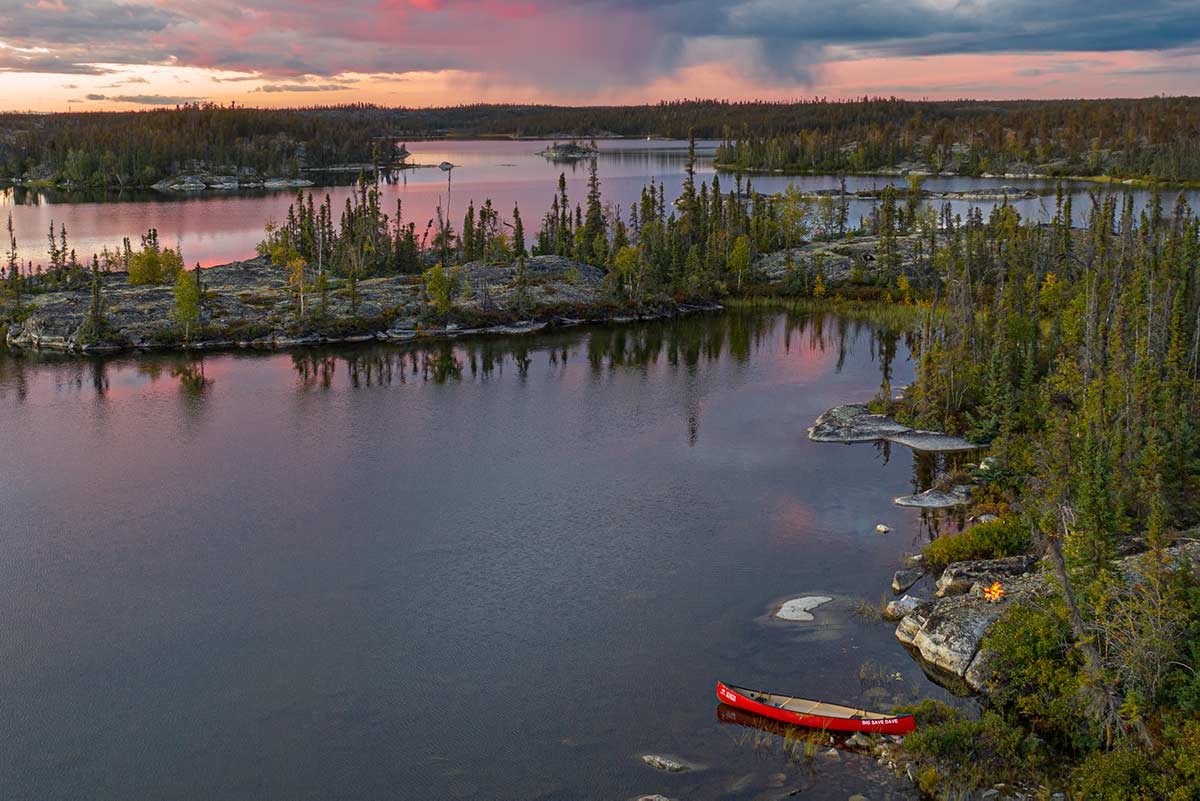 canoeing in Canada in the NWT