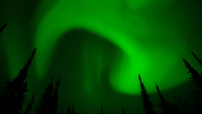 Northern lights in canada