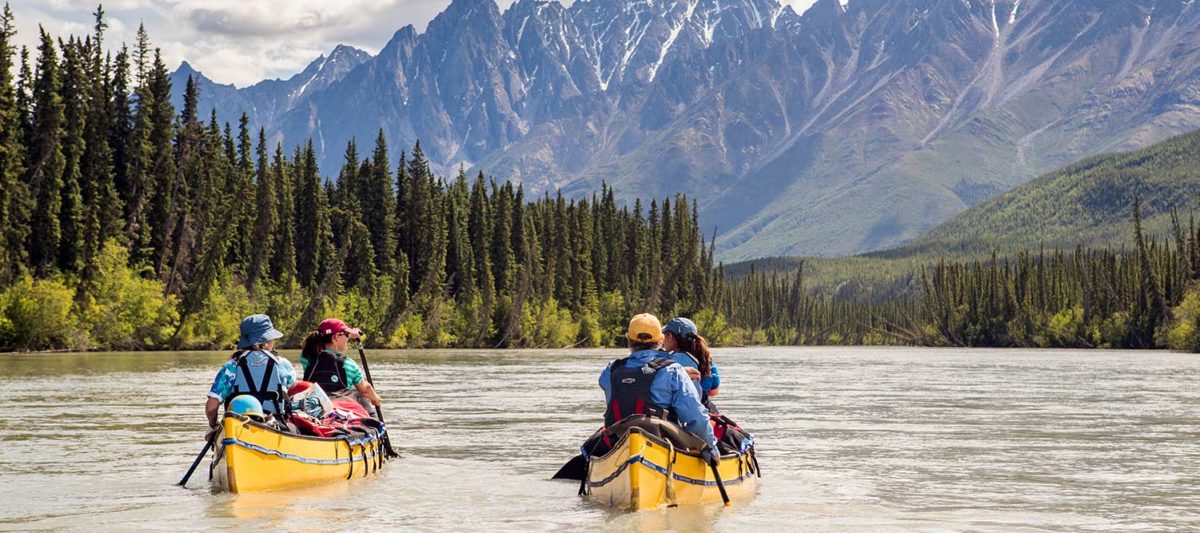 canoeing on the nahanni
