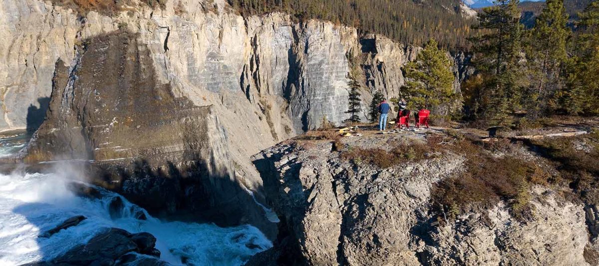 virginia falls on the nahanni river