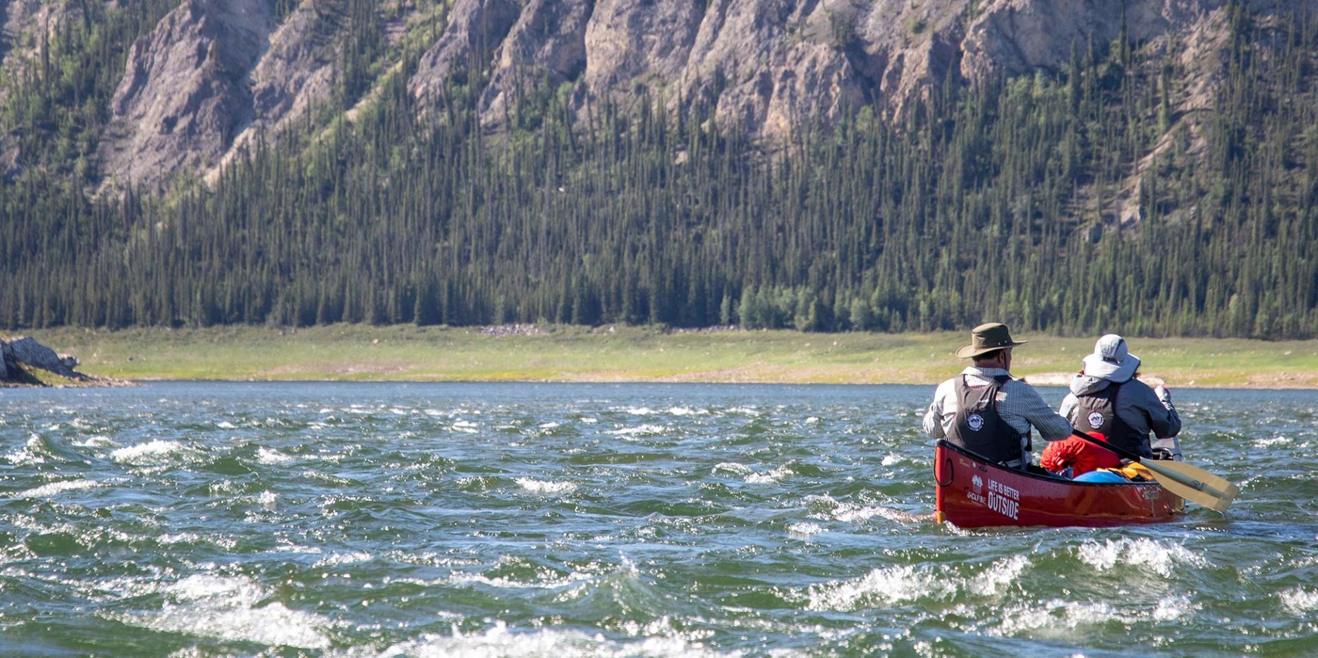 canoe trip on the great bear river