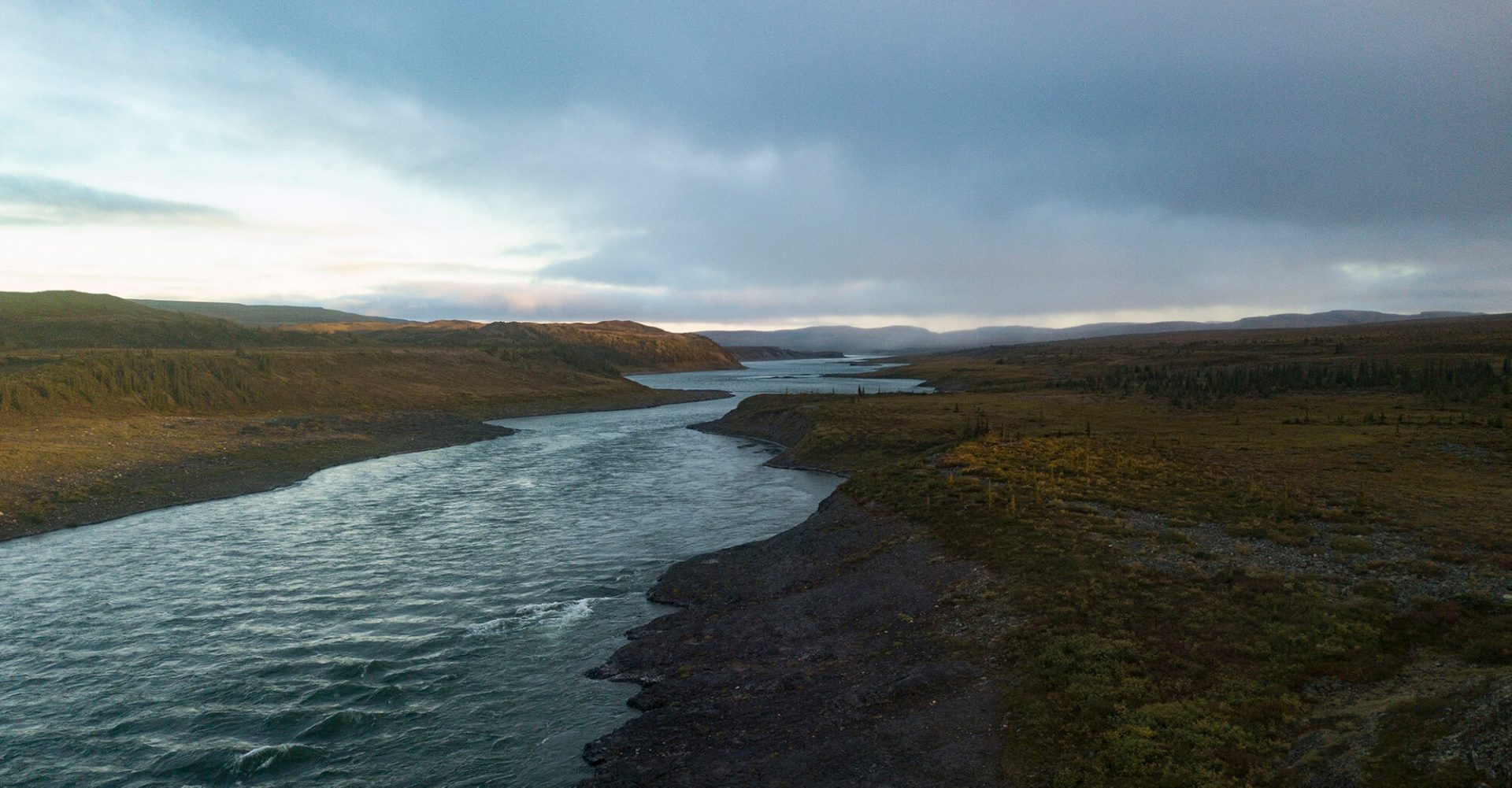Evening on the Coppermine River